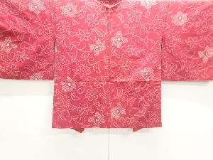 アンティーク　絞り花模様羽織